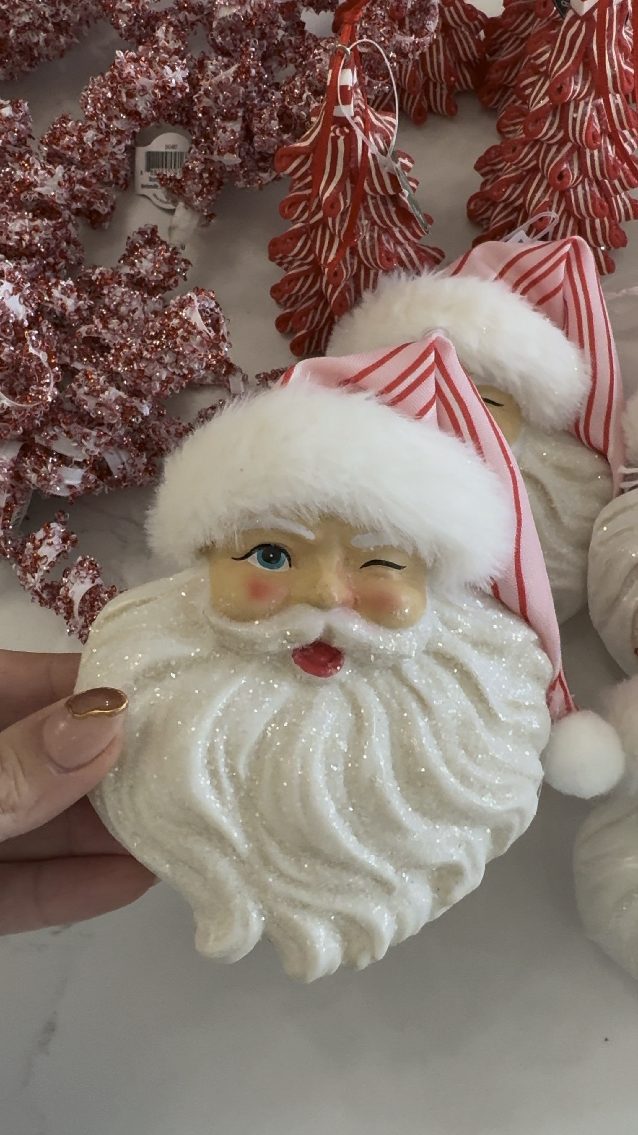 Decorating Brynley’s tree red | Santa ornament 

#LTKSeasonal #LTKHoliday #LTKStyleTip