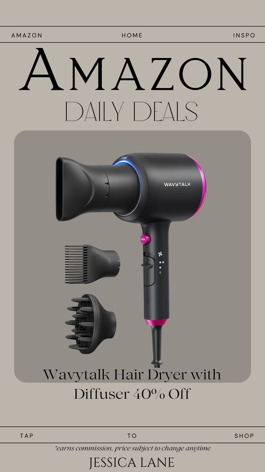 Volume, definition, and less frizz—this Wavytalk dryer with diffuser is a curl-friendly favorite.#HairTools #AmazonDeals #LTKFinds

#LTKGiftGuide #LTKSaleAlert #LTKBeauty
