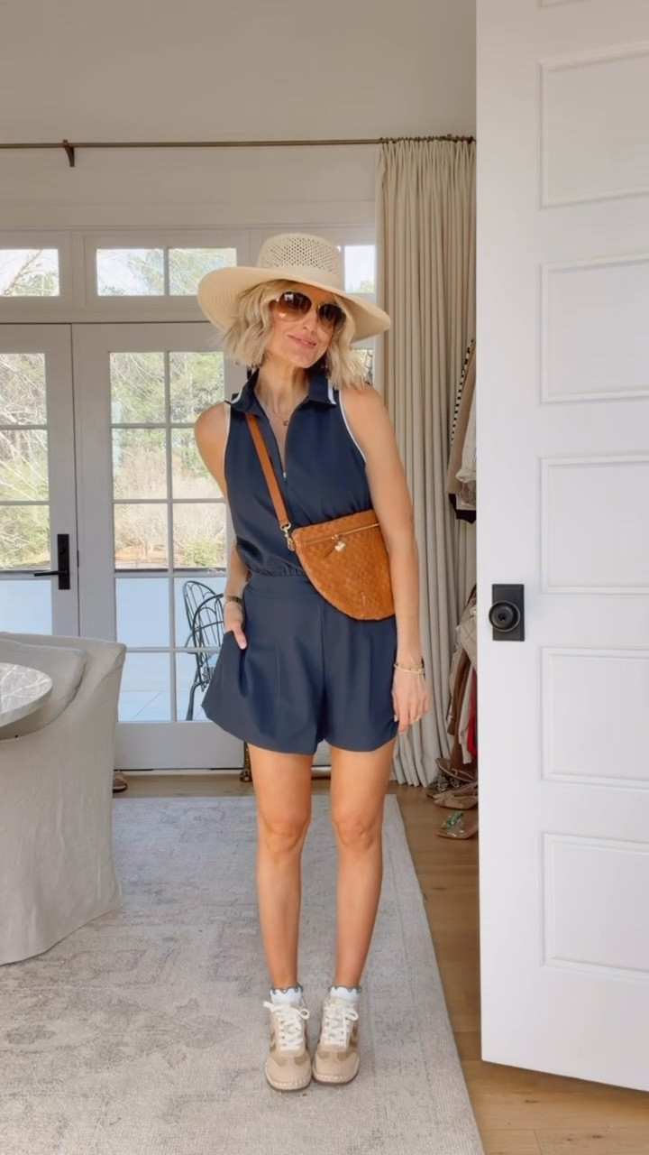 This navy active romper is so comfortable & cute! I wore this last weekend to watch the girls play soccer! Wearing a S! Currently 40% off!

Loverly Grey, activewear, athleisure, Target circle week, Target sale

#LTKSaleAlert #LTKActive