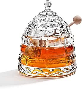 Studio Silversmith Crystal Honey Jar, Beehive Honey Dish | Amazon (US)