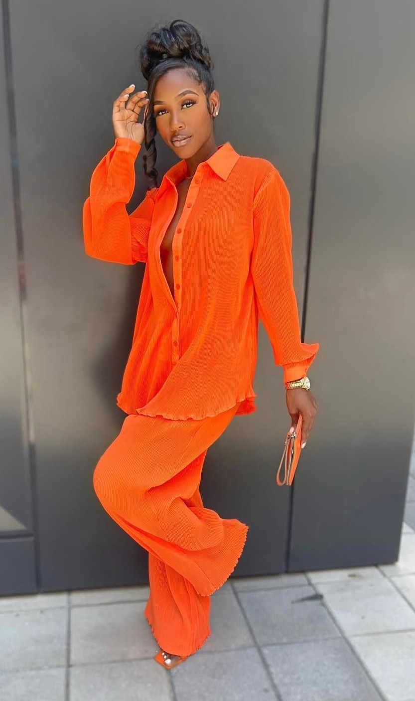 Orange you glad I found this look? 🍊 #pantset

#LTKootd