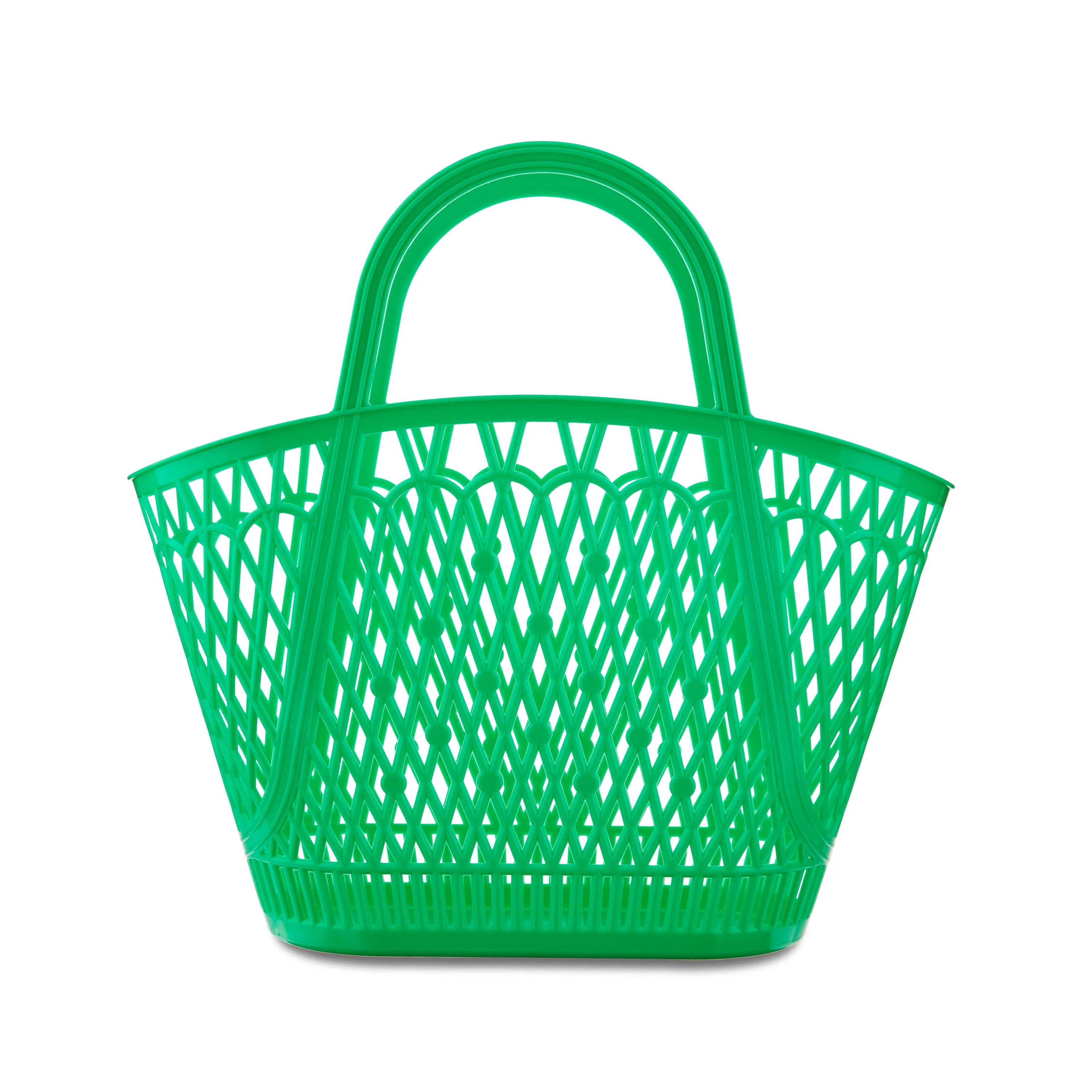 Easter Green Jelly Tote Basket, by Way To Celebrate | Walmart (US)