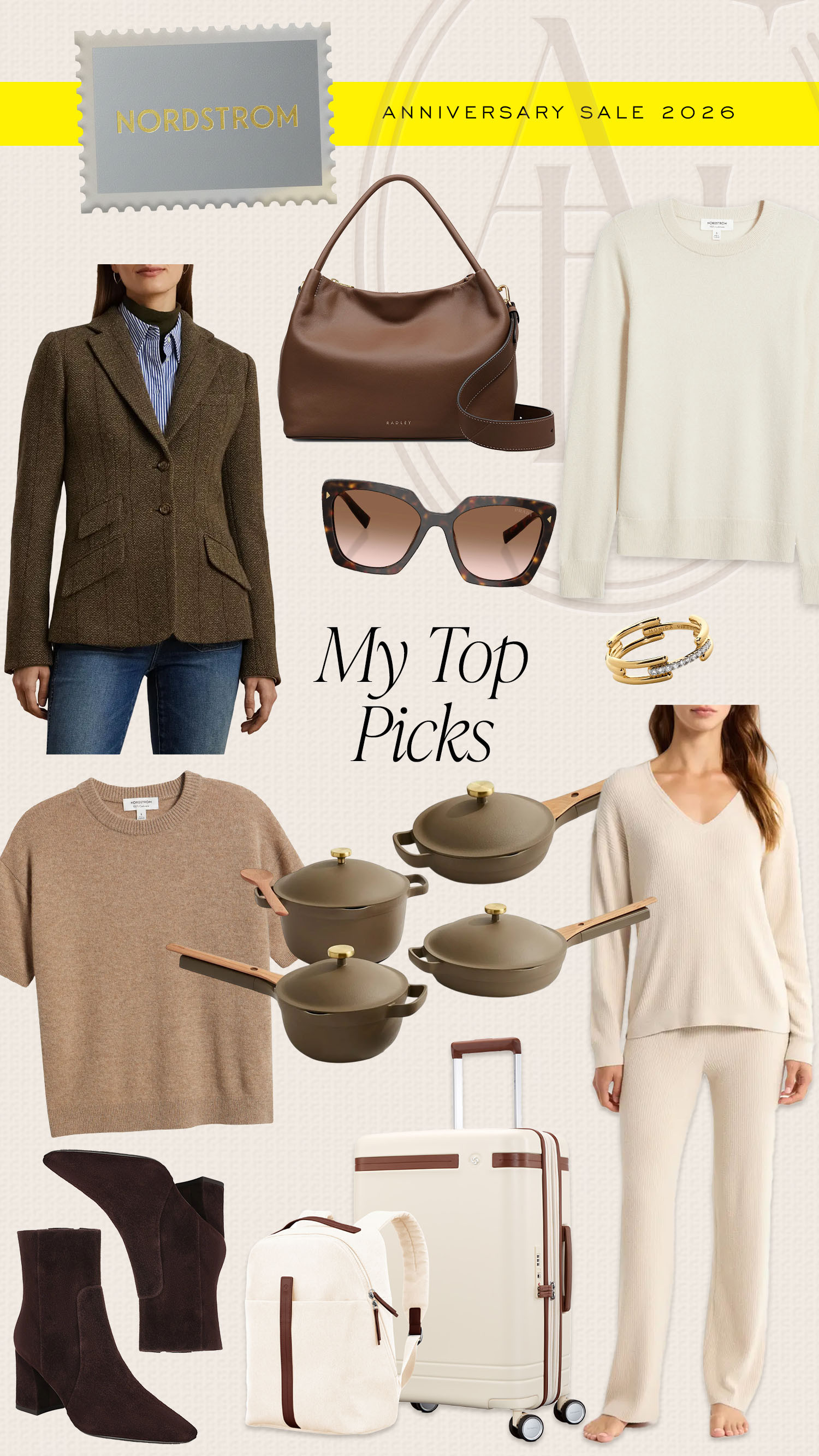 My top picks from the Nordstrom Anniversary Sale - classic cashmere sweaters, pot & pan set, luggage and classic suede boots to name a few! 

 #LTKootd #LTKHome #LTKSaleAlert