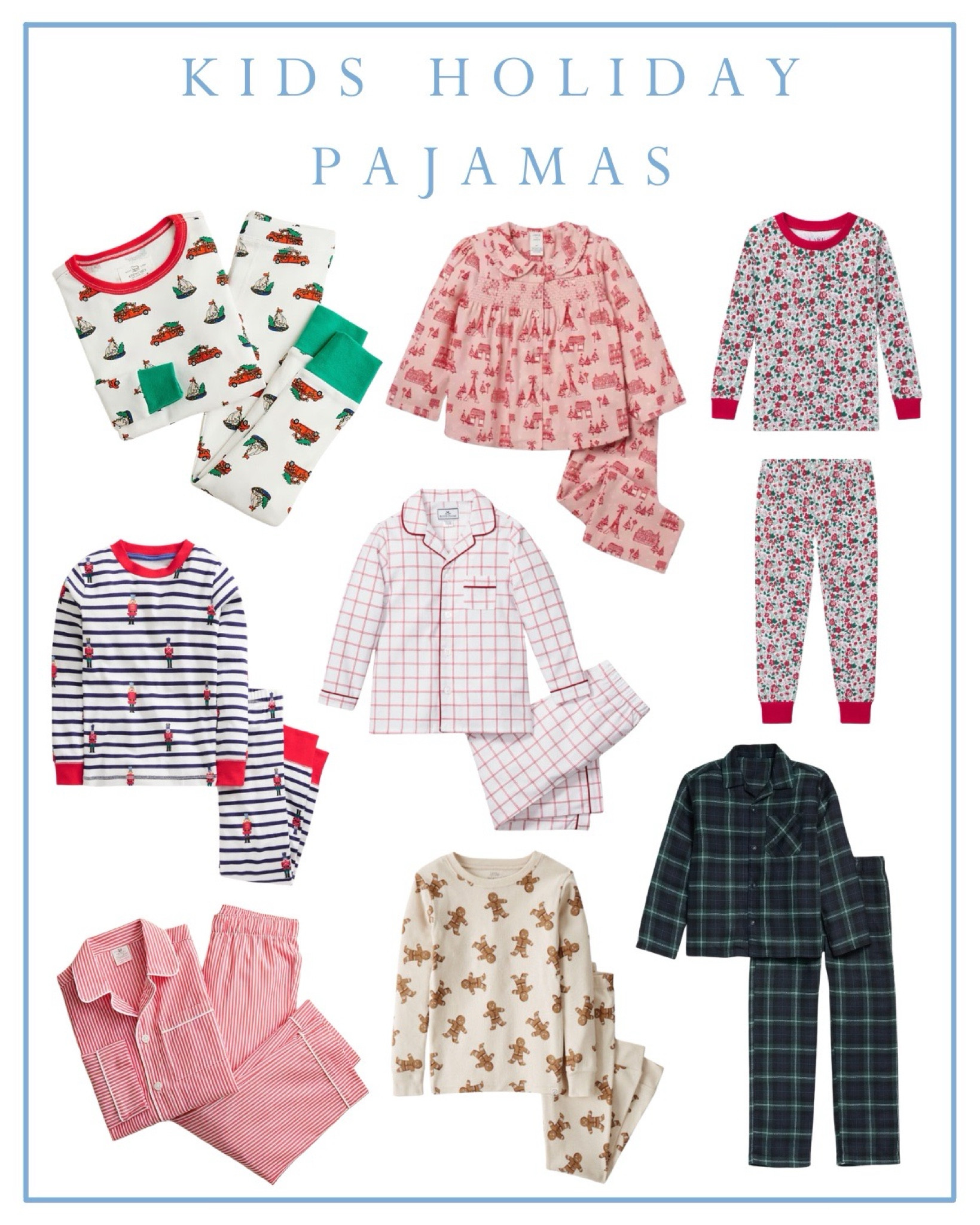 Kids holiday pajamas, kids Christmas pajamas, matching Christmas pajamas, coordinating holiday pajamas, family Christmas pajamas, family holiday pajamas

#LTKKids #LTKFamily #LTKHoliday