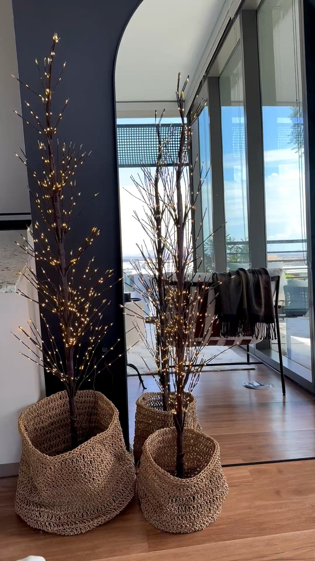Twinkle trees back in stock! Both of mine are 5ft (I propped one up)

#LTKHome