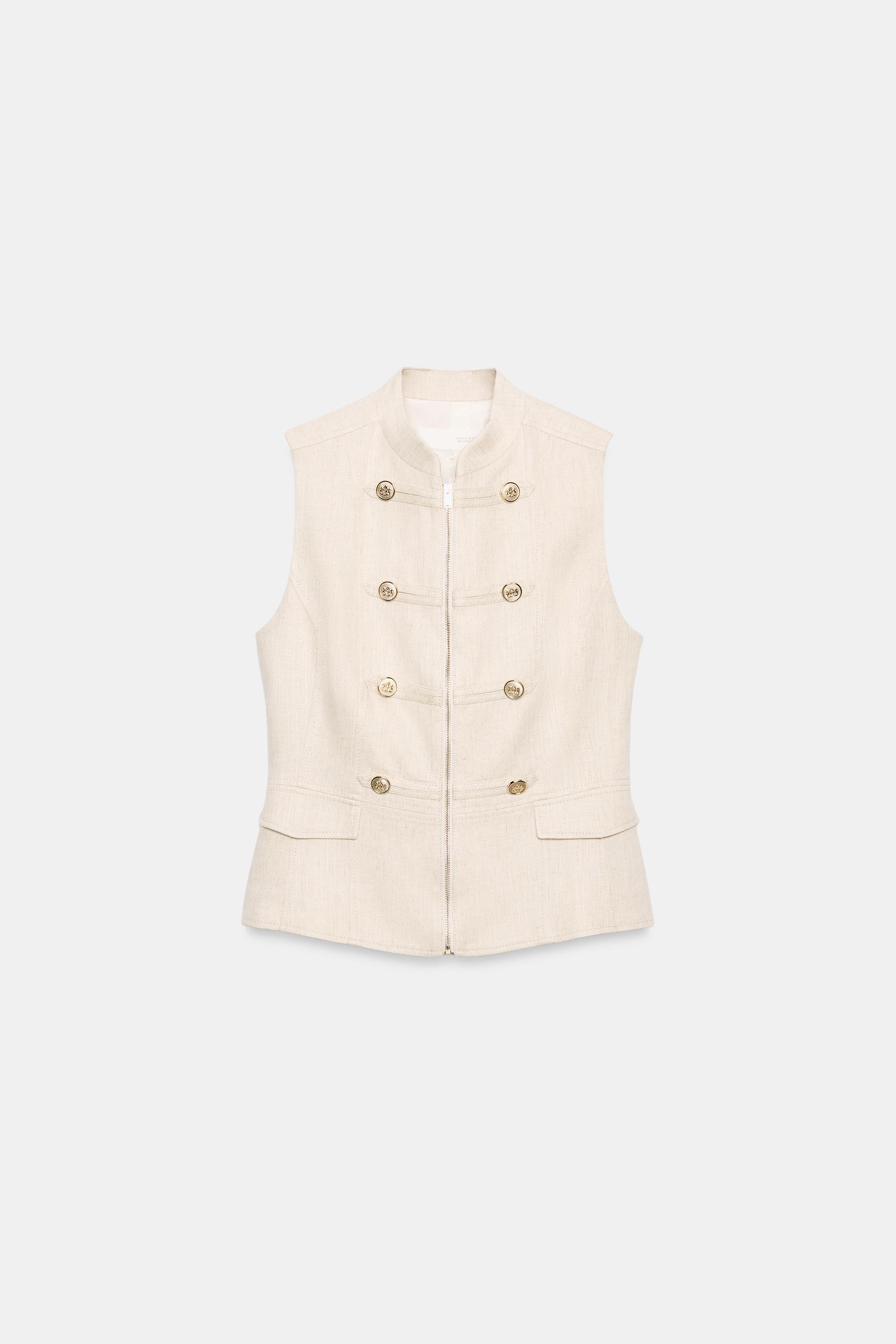 ZW COLLECTION TAILORED VEST | Zara US