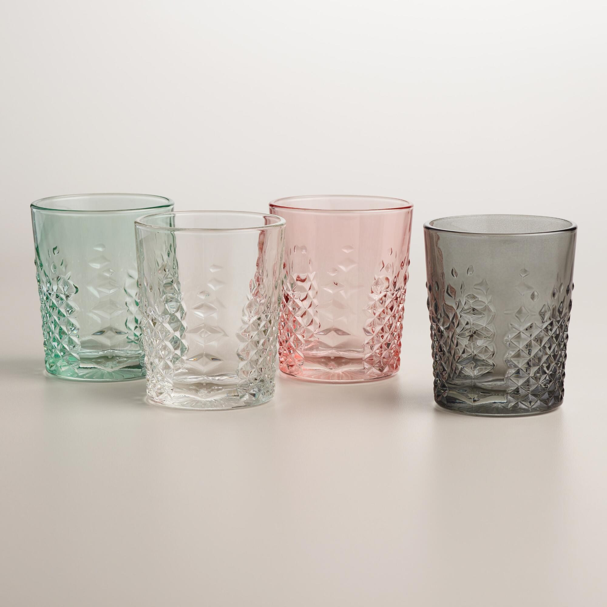 Carats DOF Glasses, Set of 4 - Clear by World Market Clear | World Market