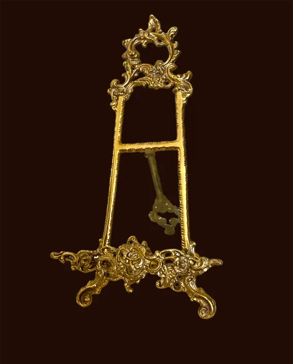 Vintage Large Brass Easel Victorian Style Book Holder 12H - Etsy | Etsy (US)