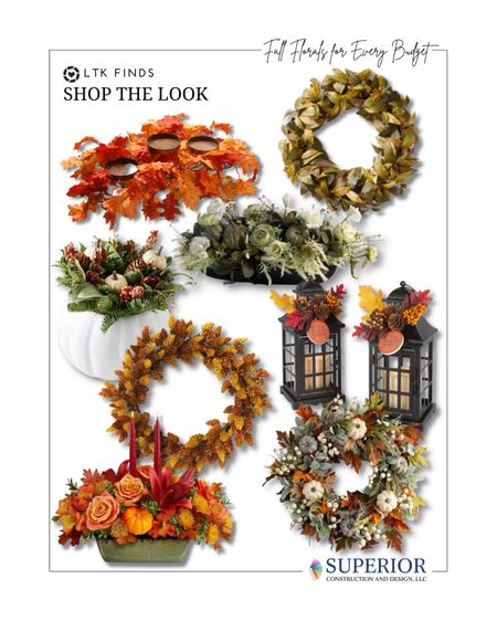 From wreaths to centerpieces, these gorgeous florals are sure to liven up your home for the season.

#LTKSeasonal #LTKHoliday #LTKhome
