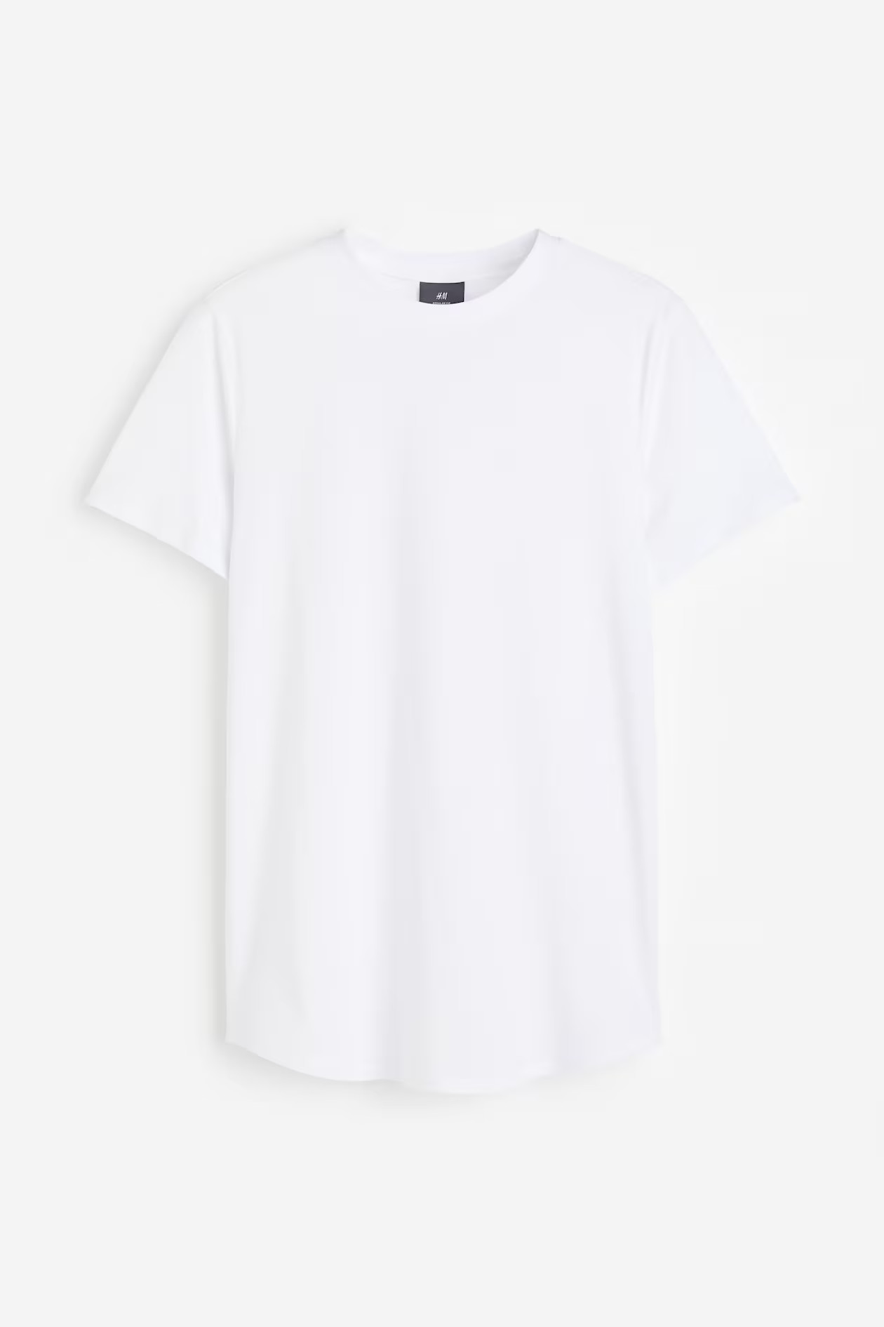 Lang T-shirt - Regular Fit - Wit - HEREN | H&M NL | H&M (DE, AT, CH, NL, FI)