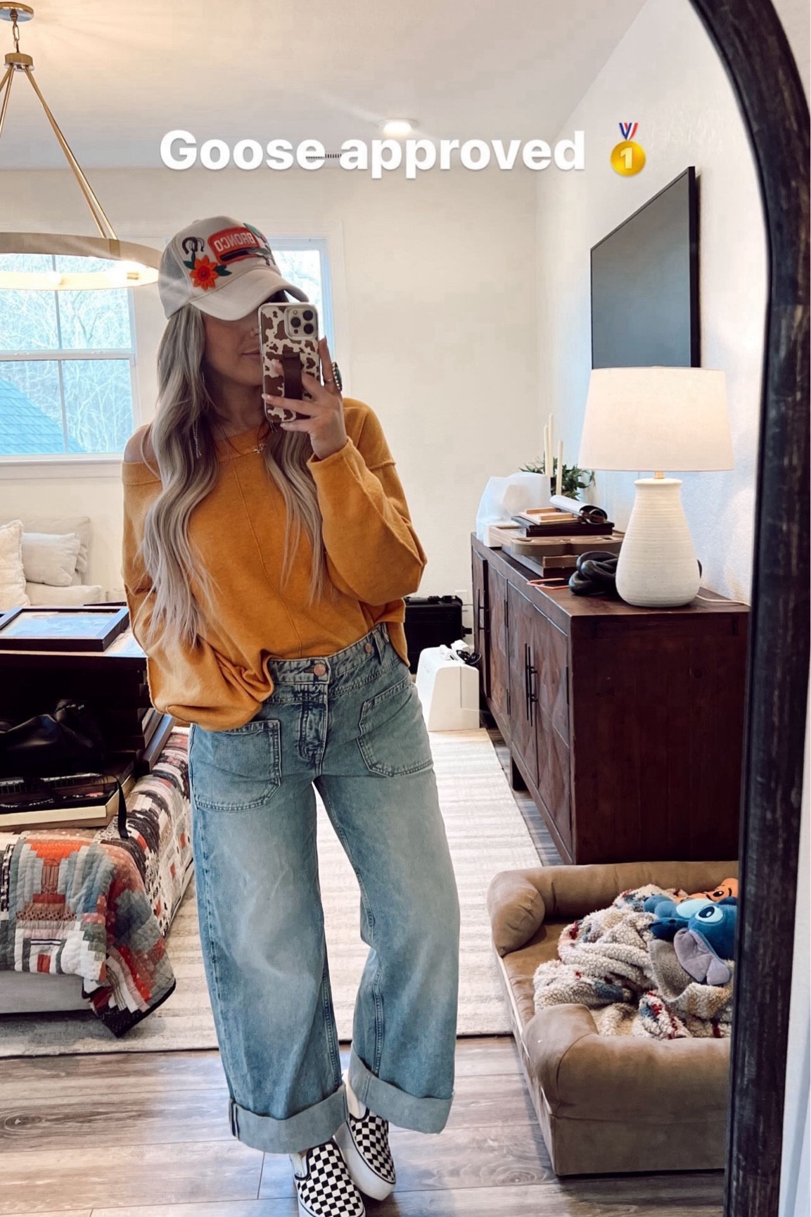 Ootd Details 
Shirt- old Pacsun
Jeans- Free People
Earrings- Riche Hippie 
Hat- old custom made 
Shoes- Vans 

#LTKstyletip #LTKshoecrush