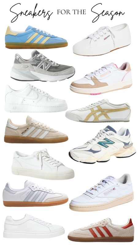 While Adidas Sambas are still going strong (in fresh colors), I rounded up some favorites for the season. #sneakers #adidassamba #newbalance9020