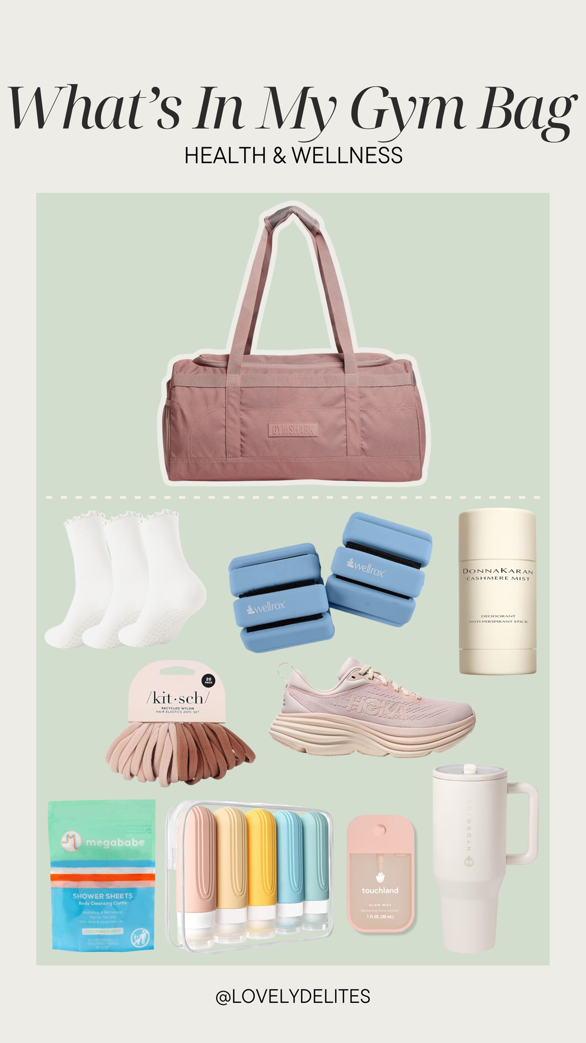 My gym bag essentials 🤍

#LTKActive