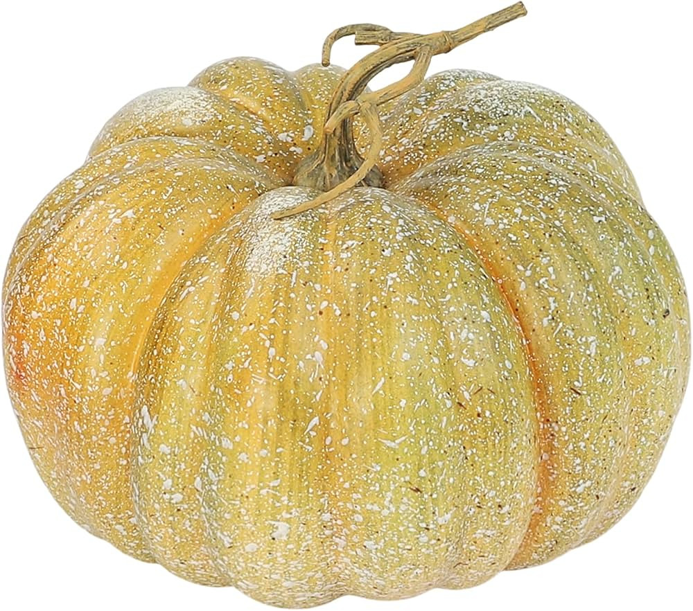 Faux Pumpkin Decor, 7.1" Realistic Foam Pumpkin for Fall, Halloween Harvest & Thanksgiving Decor,... | Amazon (US)
