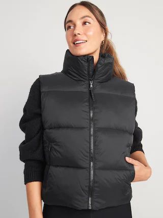Water-Resistant Quilted Puffer Vest for Women | Old Navy (CA)