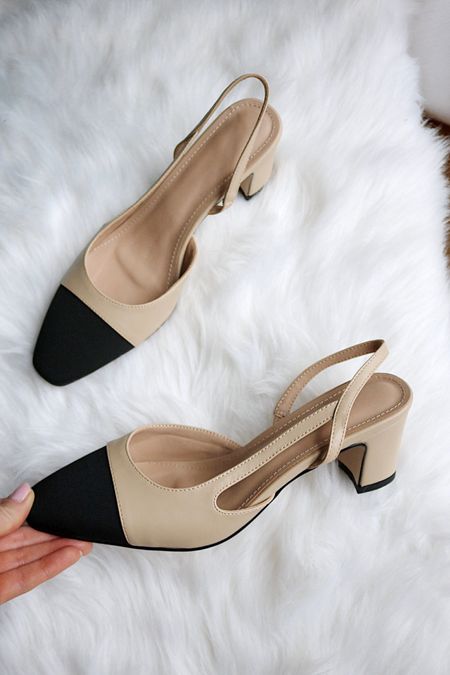 Amazon shoes, Amazon sling back heels, heels for work 

#LTKshoecrush