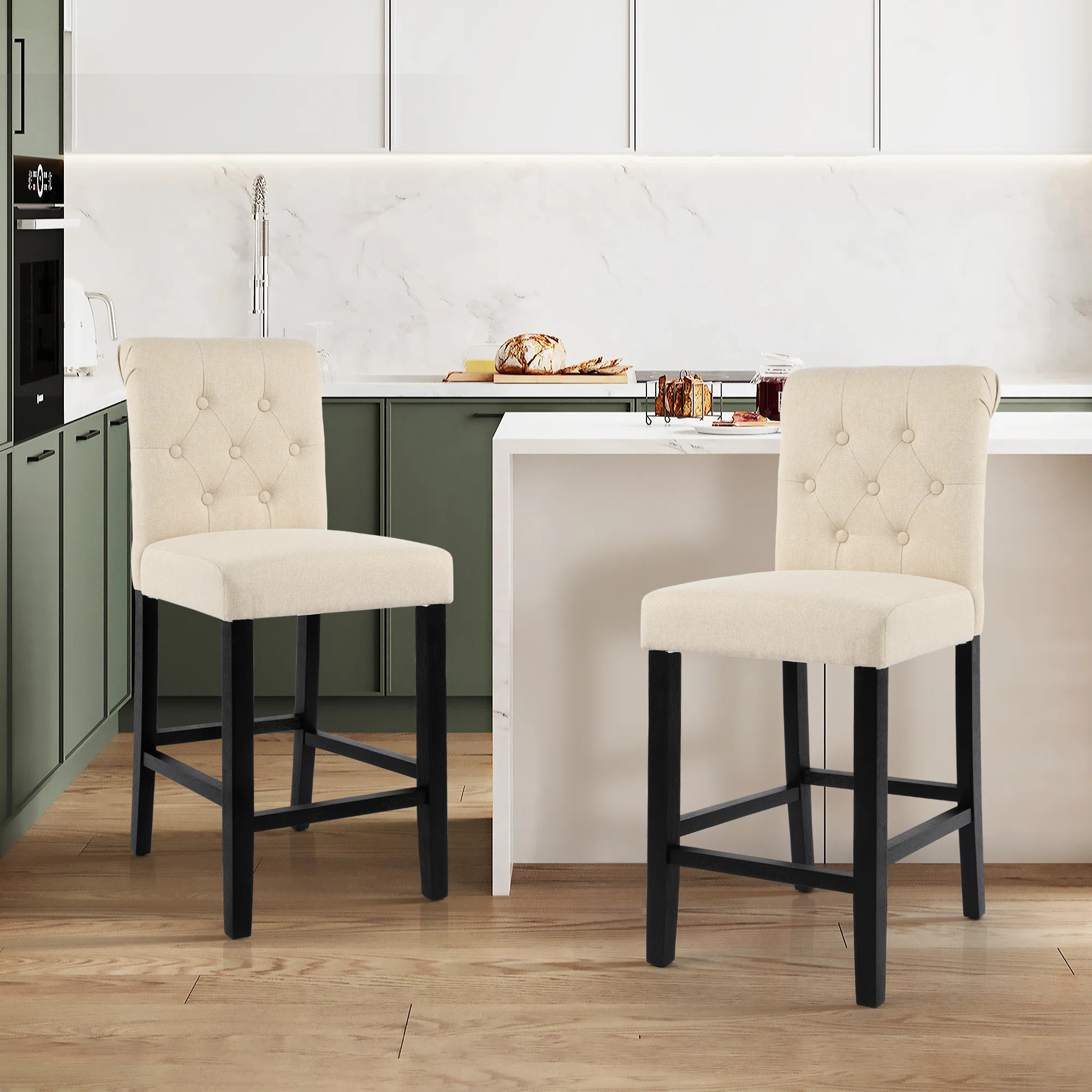 Burlison 25.25" Counter Stool (Set of 2) | Wayfair North America