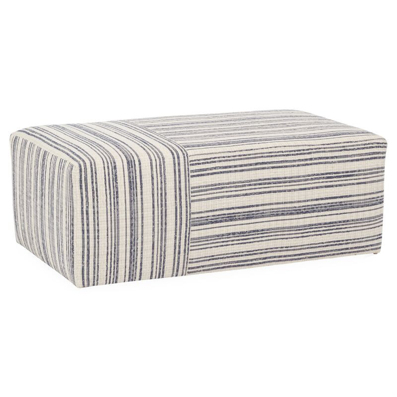 Quinn Upholstered Ottoman | One Kings Lane