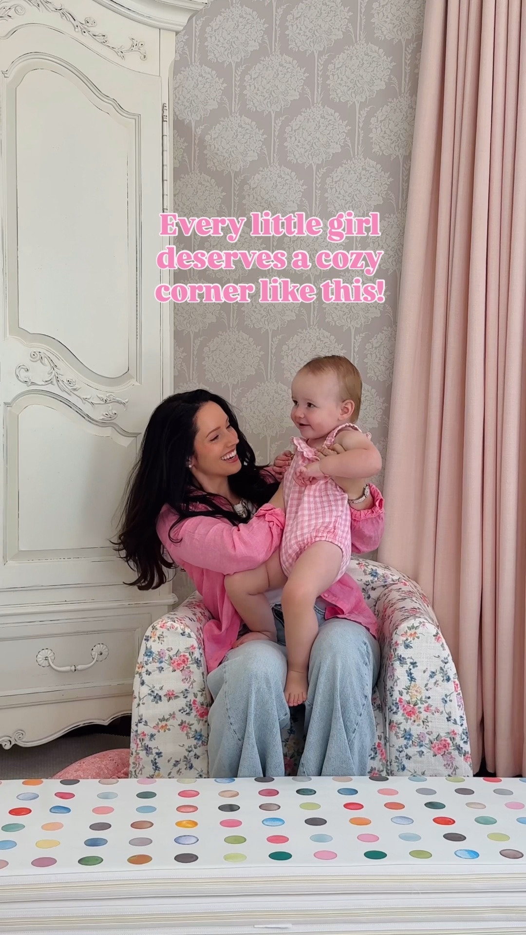 The cutest little corner for reading, climbing, and letting her imagination run wild. Use discount code BRITTANY5 💗

This Dottie Tumbling Mat and Ellie Play Chair from @houseofnoa_ blend perfectly into Stella’s nursery. The girly patterns are so sweet, incredibly soft, and they make playtime so much more comfortable (without sacrificing style).

If you’ve been looking for playroom pieces that are just as beautiful as they are functional, these are definitely worth checking out!

#LTKmomlife #LTKBaby #LTKKids