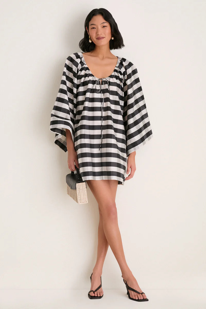 Midnight Check Claudine Mini Caftan | Tuckernuck (US)