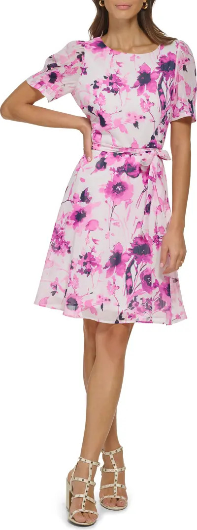 Floral Puff Sleeve Dress | Nordstrom Rack