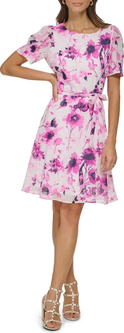 Floral Puff Sleeve Dress | Nordstrom Rack