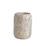 Creative Co-Op Modern Marble Bottle Holder, White Crock, Natural | Amazon (US)