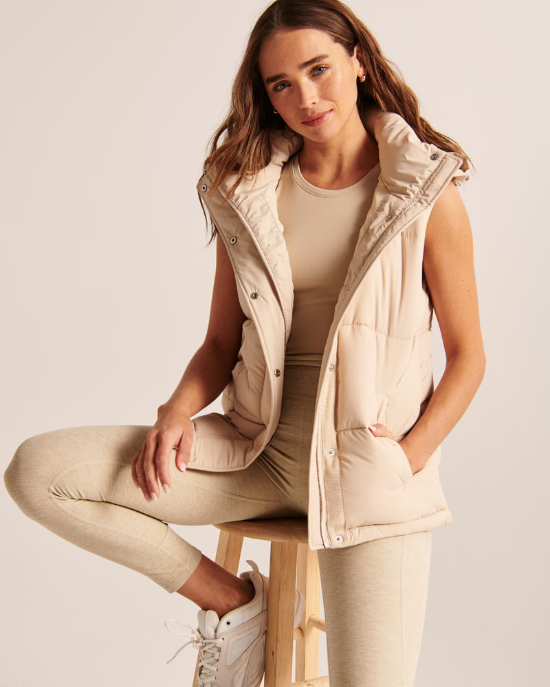 Duvet Puffer Vest | Abercrombie & Fitch (US)