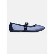 No Boundaries Women’s Mesh Mary Jane Flats | Walmart (US)