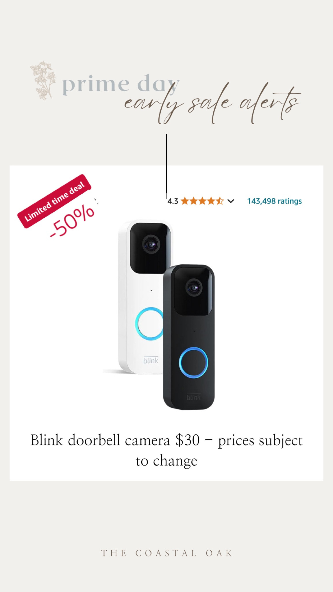 Blink cameras majorly discounted! Now is your time to gear up on security systems and save! I own one and love it. 

#LTKFindsUnder50 #LTKHome #LTKSaleAlert