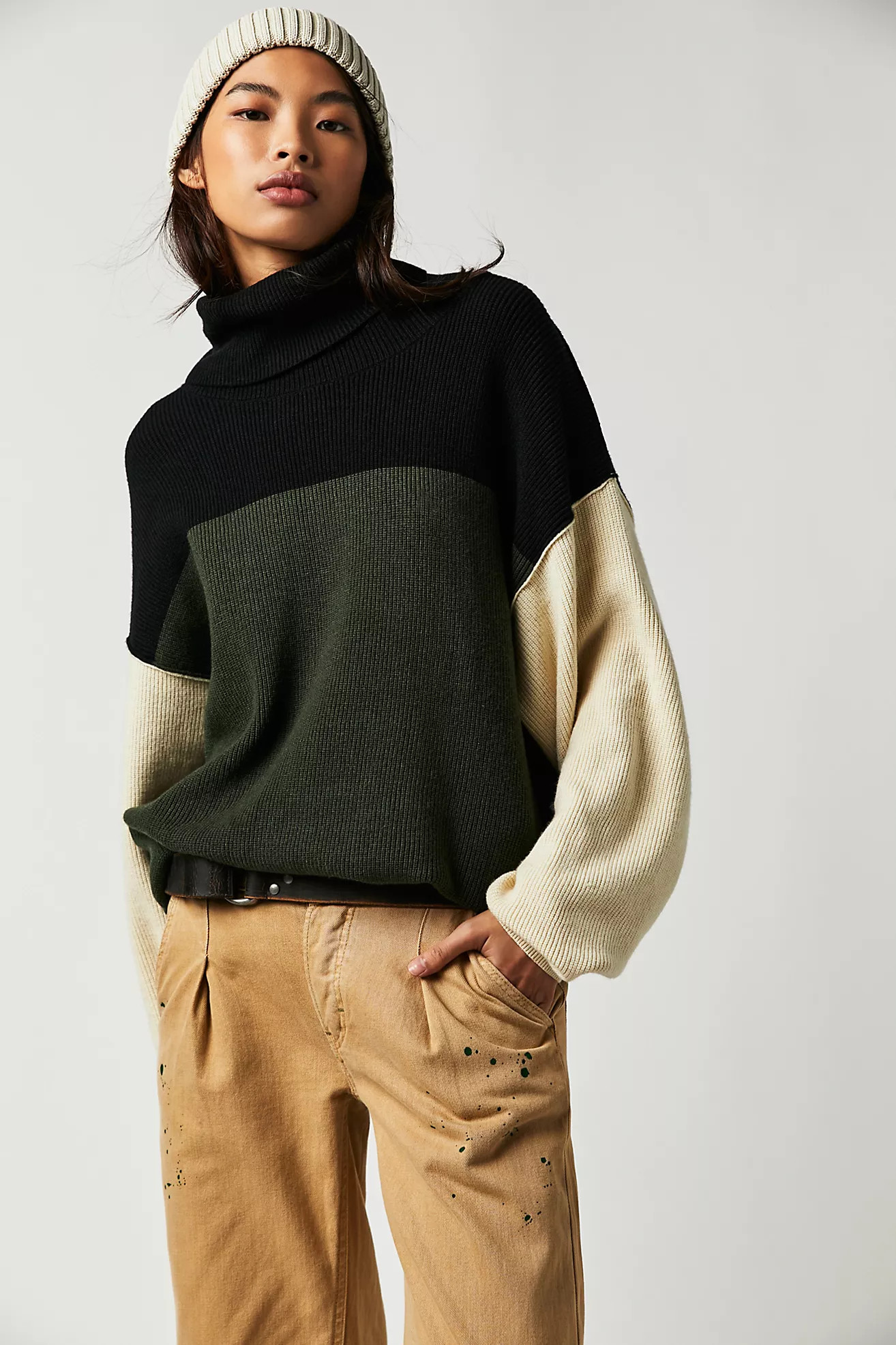 Softly Structured Color-Blocked Tunic | Free People (Global - UK&FR Excluded)