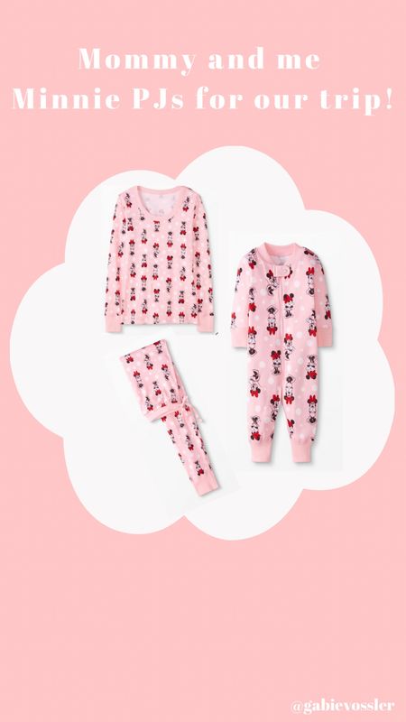 Mommy and me minnie pjs for our trip! 

#LTKfamily #LTKkids #LTKGiftGuide