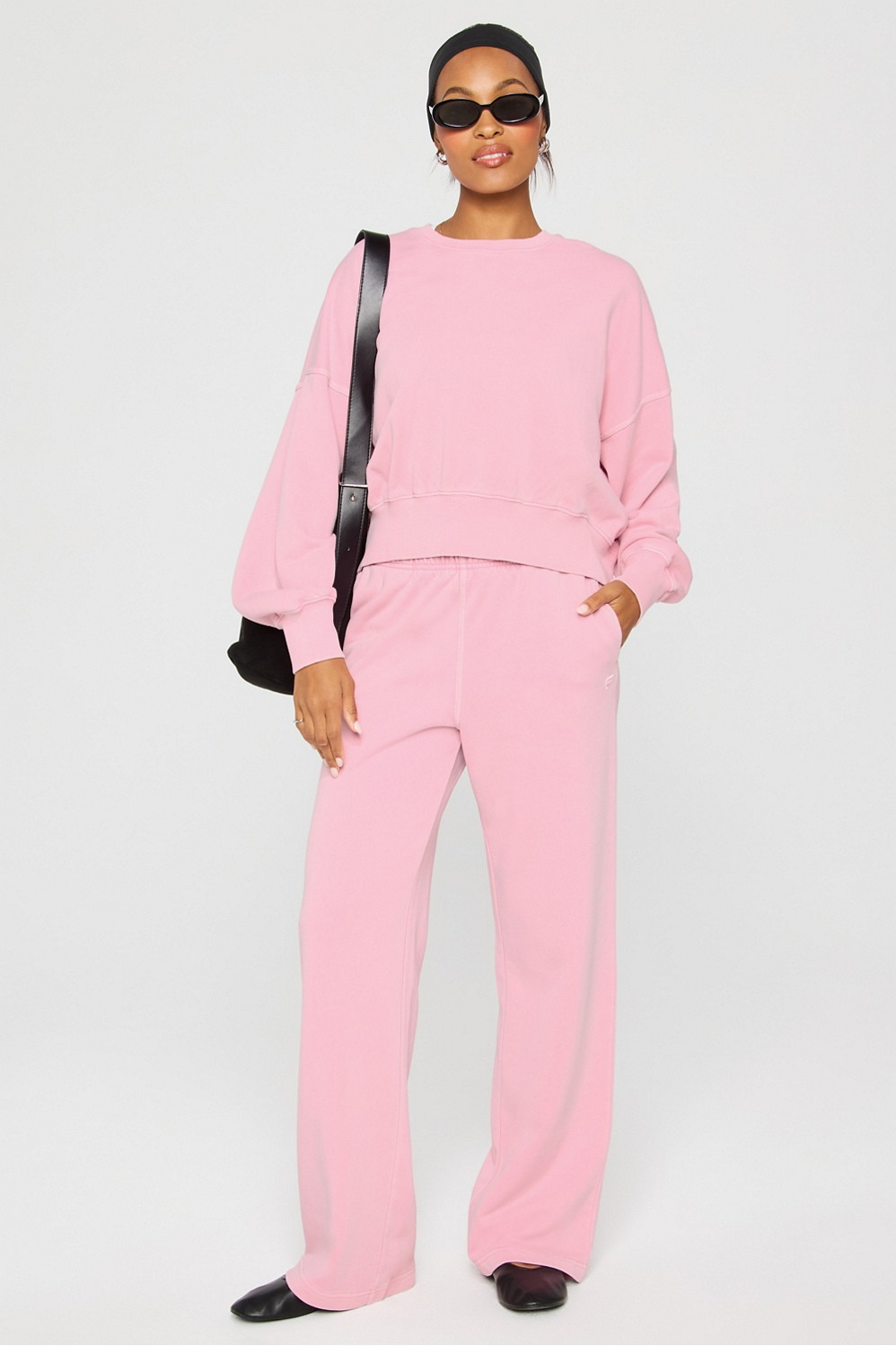 Year Round Terry Crew Neck Sweatshirt | Fabletics