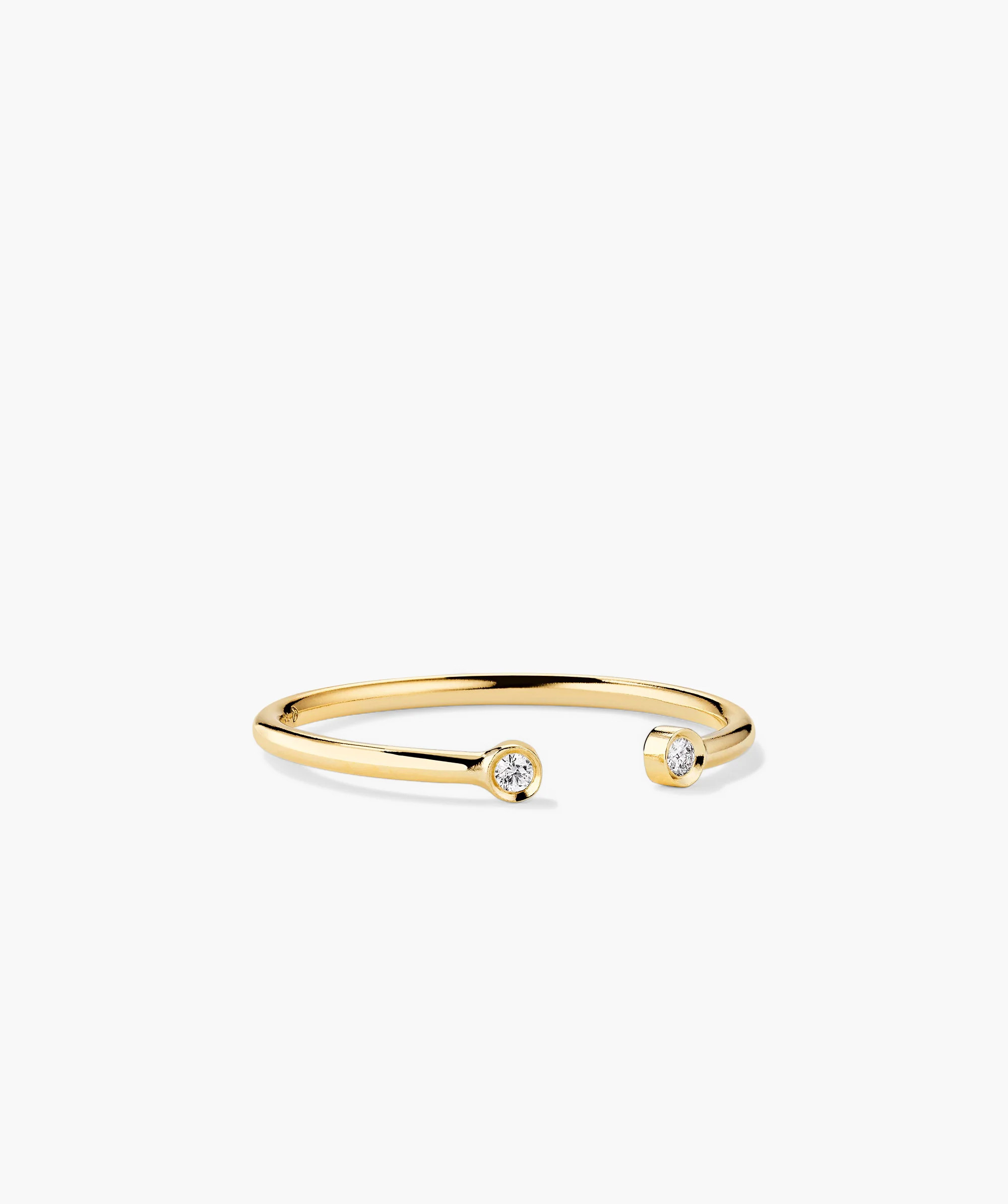 Diamonds Open Ring | Mejuri Fine Crew
