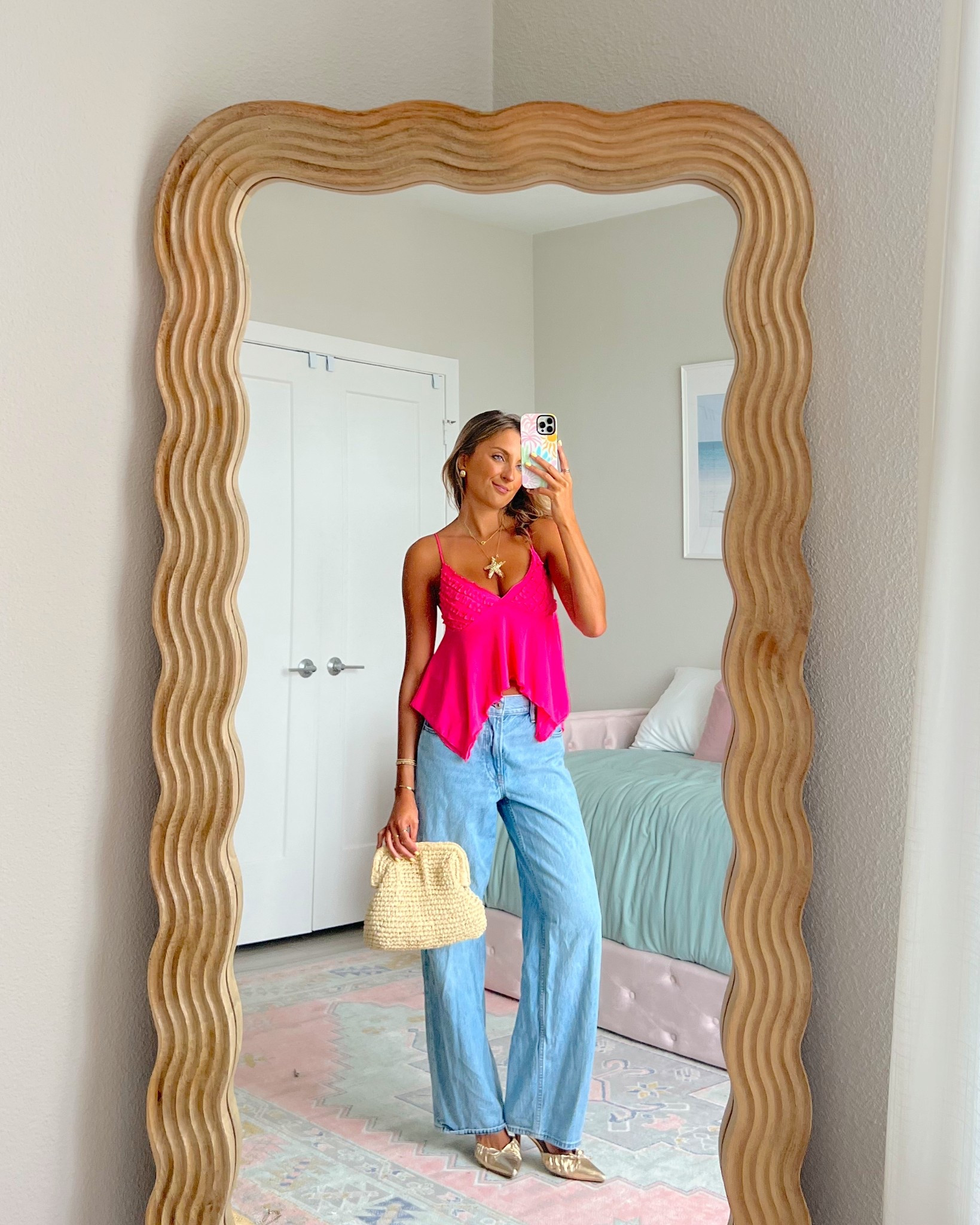 spring outfit ideas featuring $10 SheIn tops. wearing an XS 💗🌷