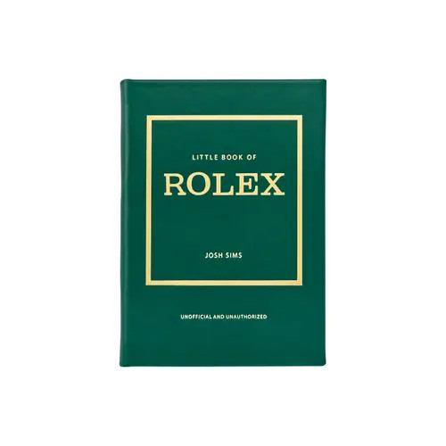 Graphic Image Little Book of Rolex Leather Edition in Emerald at Nordstrom | Nordstrom