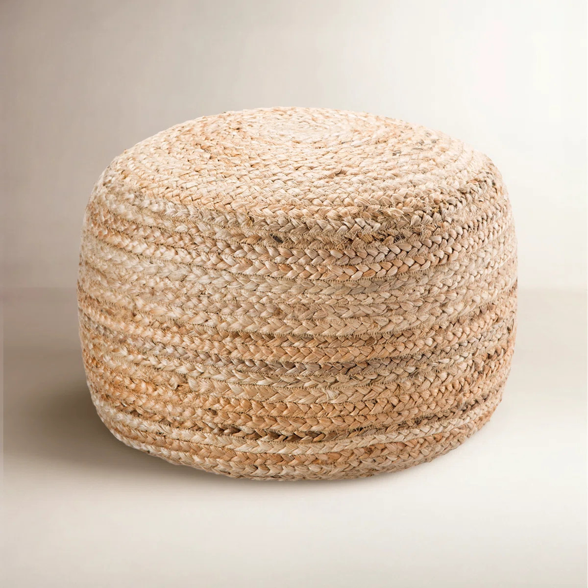 Teele 18" Wide Round Pouf Ottoman | Wayfair North America