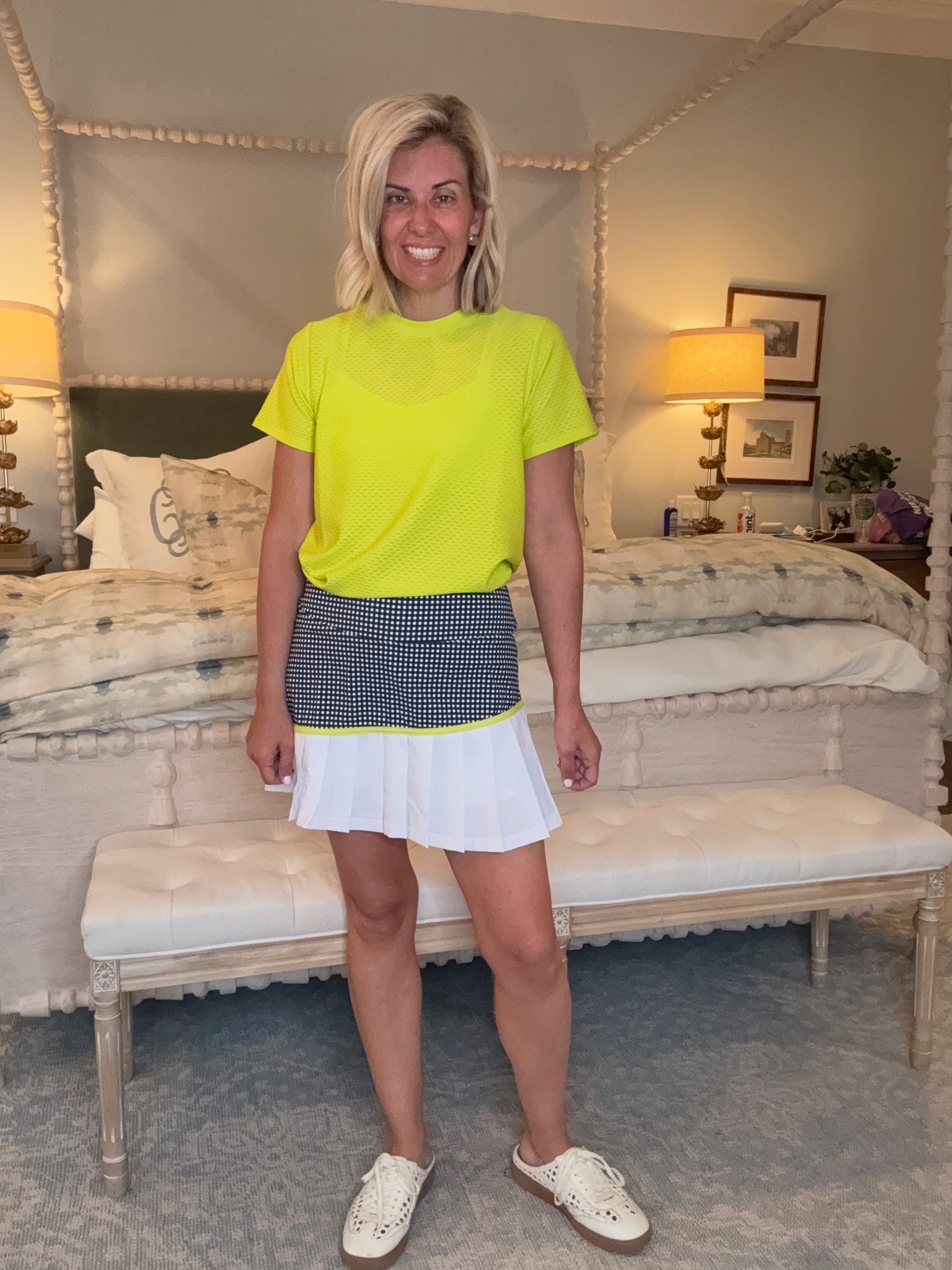 Oh girls, this is a yes!! I’m loving this color combo. I’m wearing a small in top & skirt. 

#LTKfitnessgoals #LTKootd #LTKmomlife