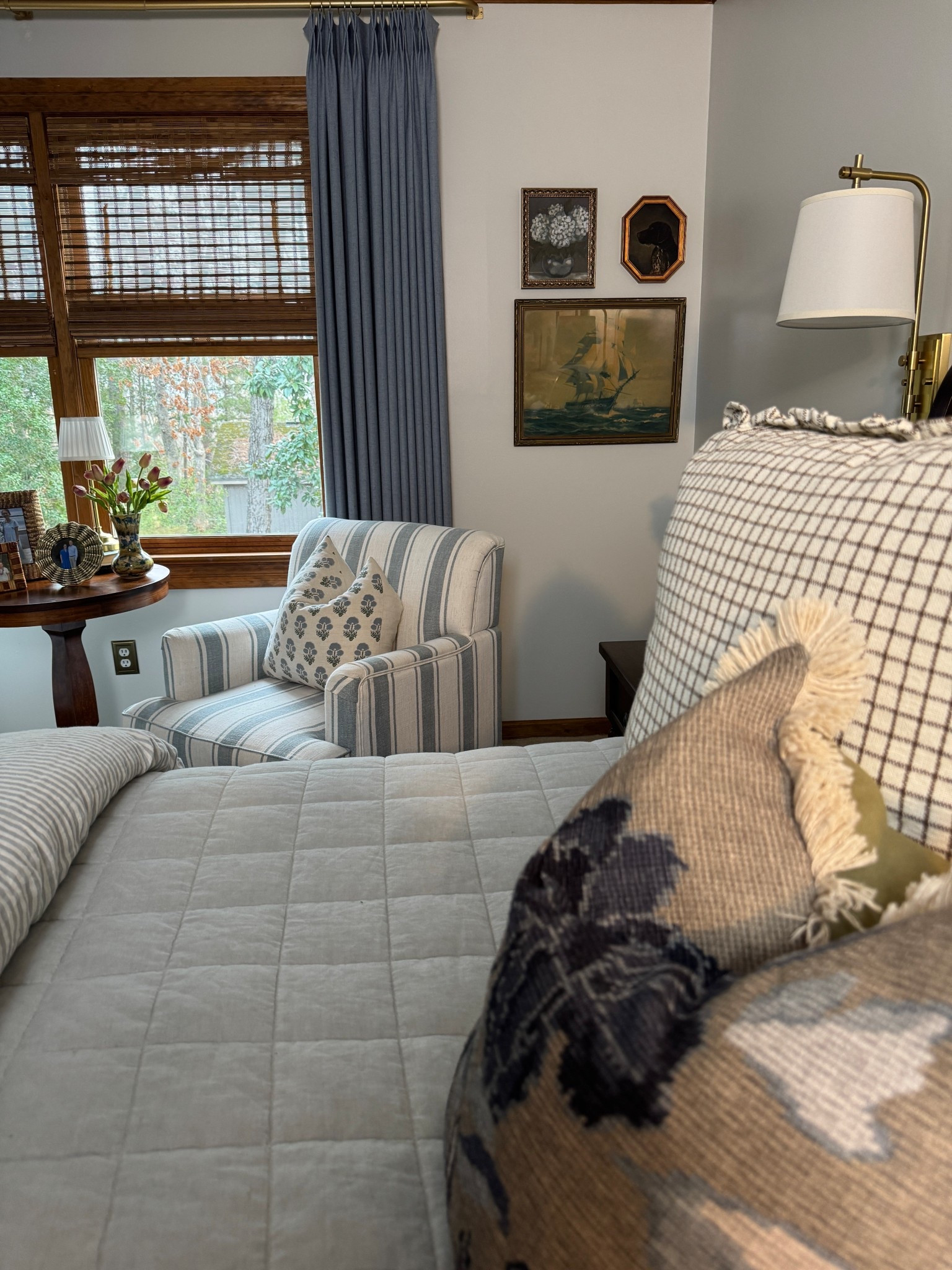 Bedroom refresh using layered blues for a relaxing space 

#LTKHome