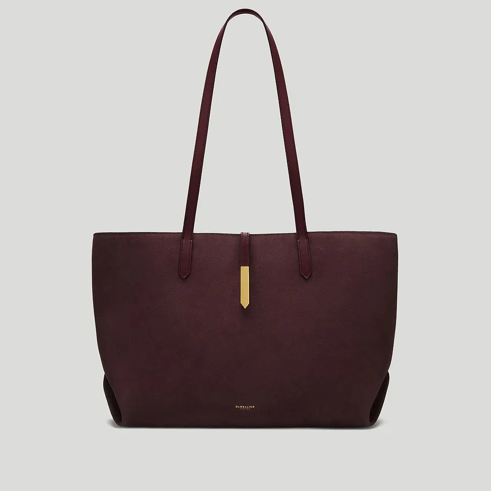 The Tokyo Tote | Burgundy Suede & Burgundy Smooth | DeMellier | DeMellier