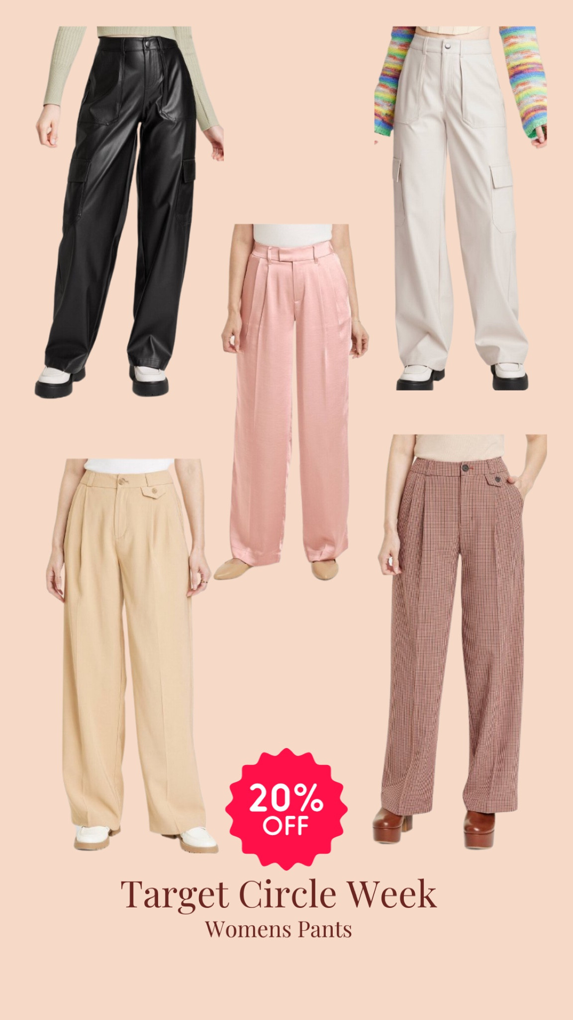 Target sale, target circle week, target circle, target pants, target bottoms, bottoms, trouser, target style, fall outfit, fall ootd, fall clothes, plaid pants, check pants, silk pants, faux leather pantss

#LTKstyletip #LTKsalealert #LTKfindsunder50