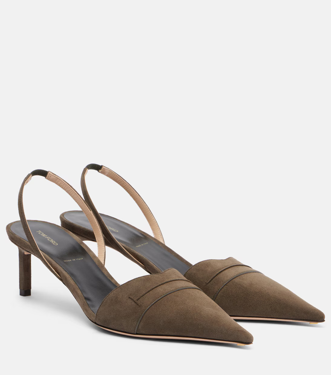 Eva 55 suede slingback pumps | Mytheresa (US/CA)