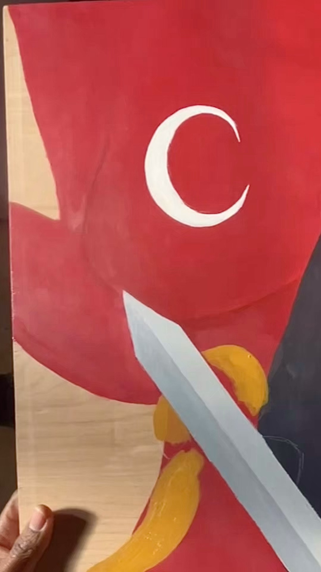 TAGGED my art supplies ✨🗡️ loving this painting in progress requires- an original art painting on wood panel that you can display as a reminder of your divine feminine power 😌  #visualartist #creative #uniquehomedecor #gallerywallgoals

#LTKHome #LTKFindsUnder50