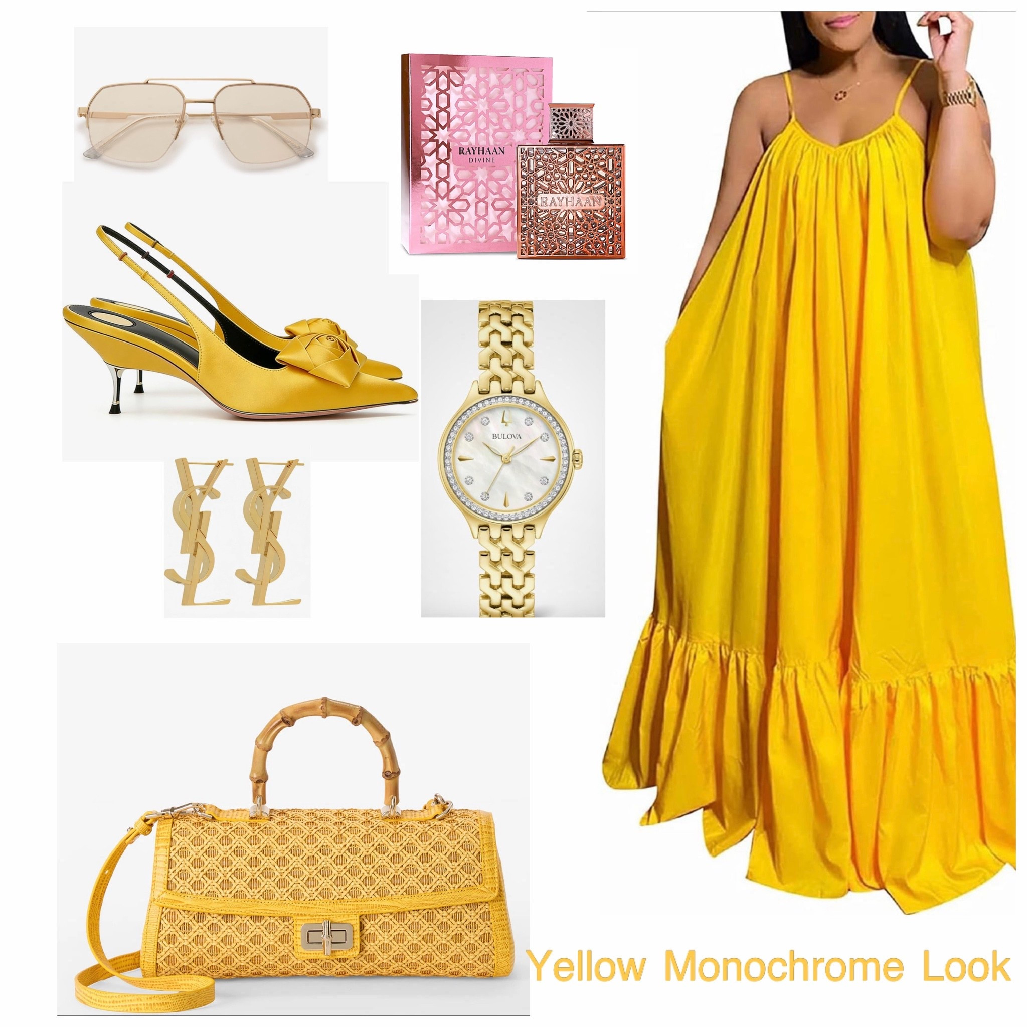 Easy yellow monochrome summer date night look.

#LTKootd #LTKSeasonal #LTKMidsize