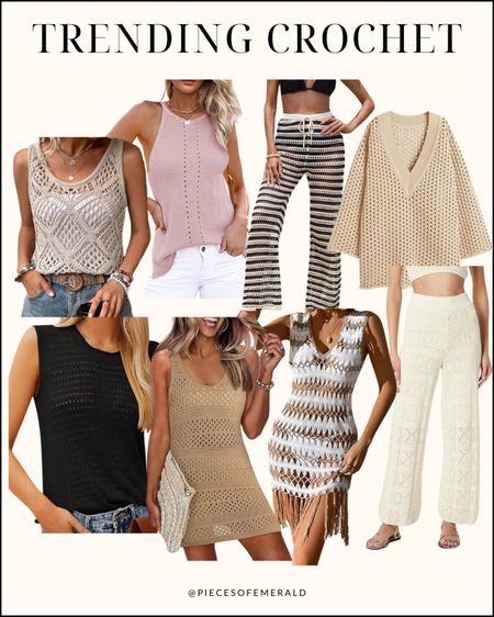 Trending knit crochet finds from Amazon, Amazon spring and summer fashion finds 

#LTKstyletip #LTKfindsunder50 #LTKfindsunder100