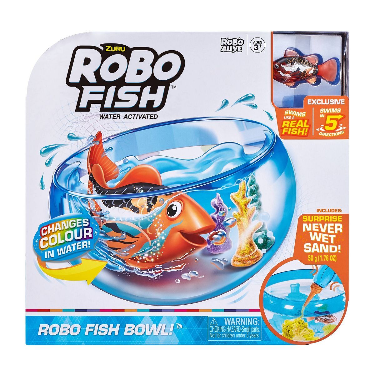 Robo Fish Robotic Swimming Pets Fish Tank Playset by ZURU | Target