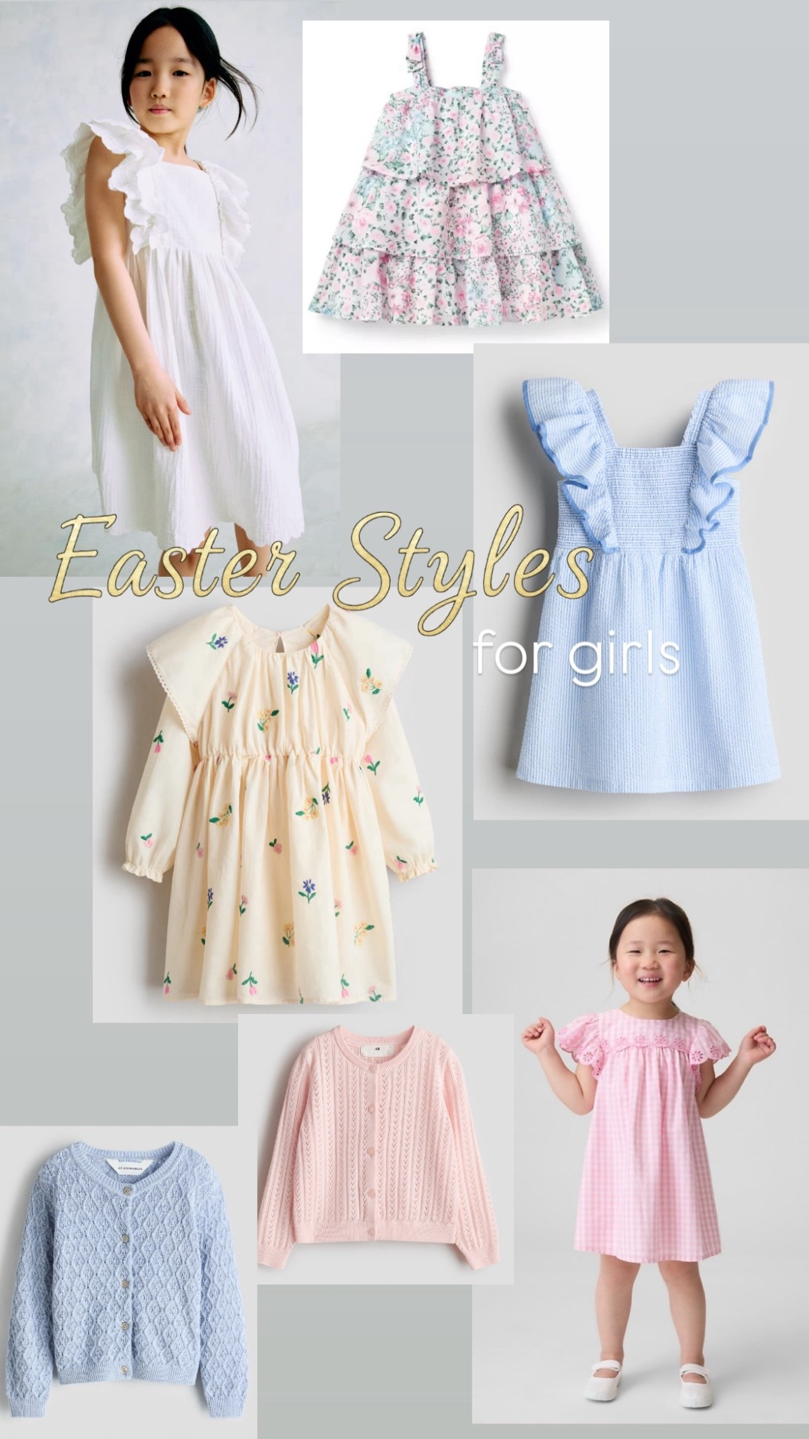 Easter styles for girls. Toddler girls Easter outfits. Girls fashion for spring. Girls spring dresses. Easter outfits for kids. Girls cardigans. Pointelle. Bow back dress. Gingham dress. Floral dress. Lace dress  Spring style for girls. All on sale today!

#LTKKids #LTKSeasonal #LTKSpringSale
