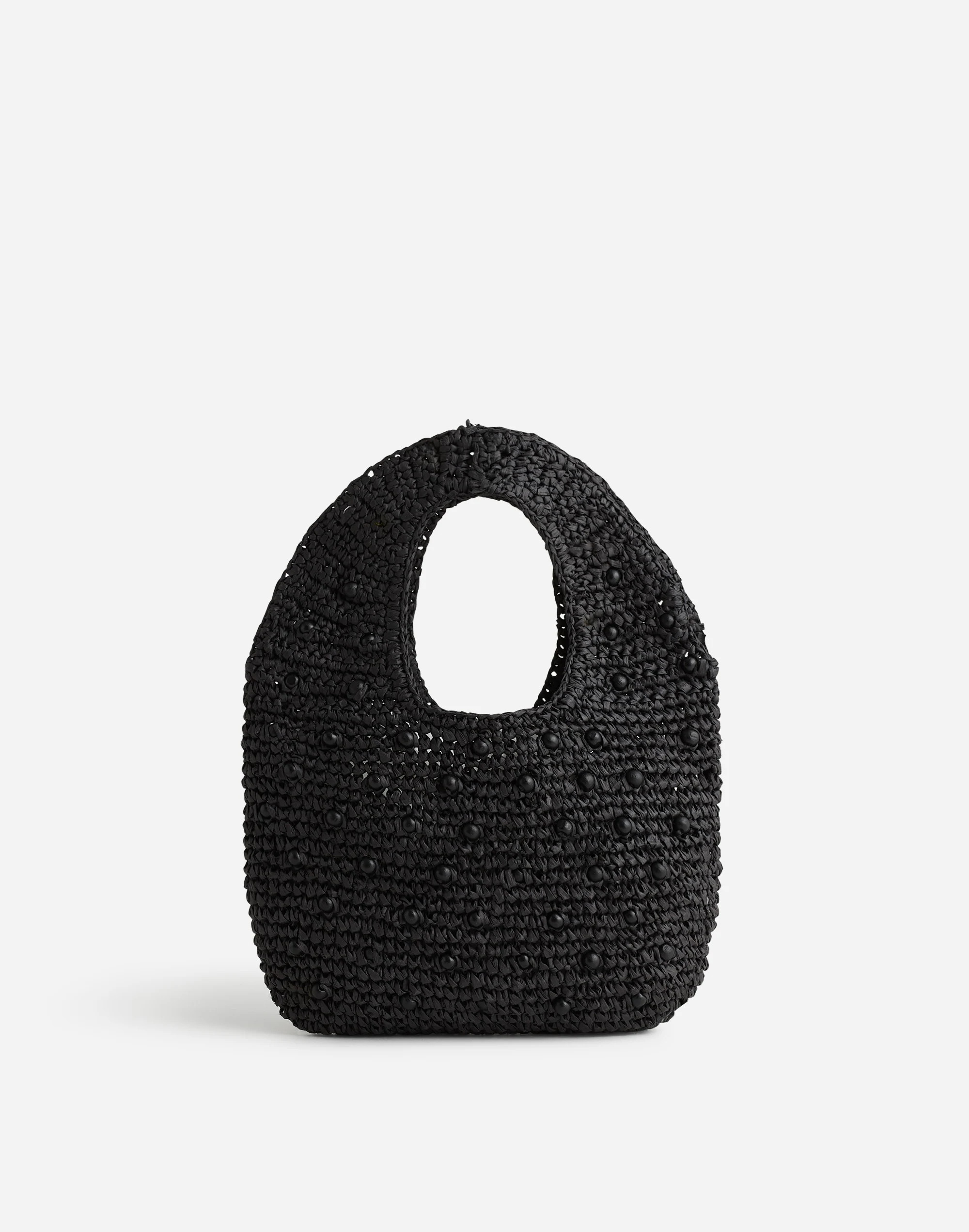 The Micro Bag in Embellished Straw | Madewell