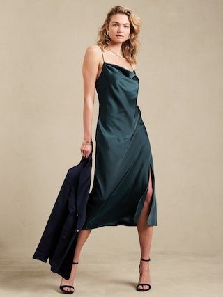 Midi Slip Dress | Banana Republic Factory