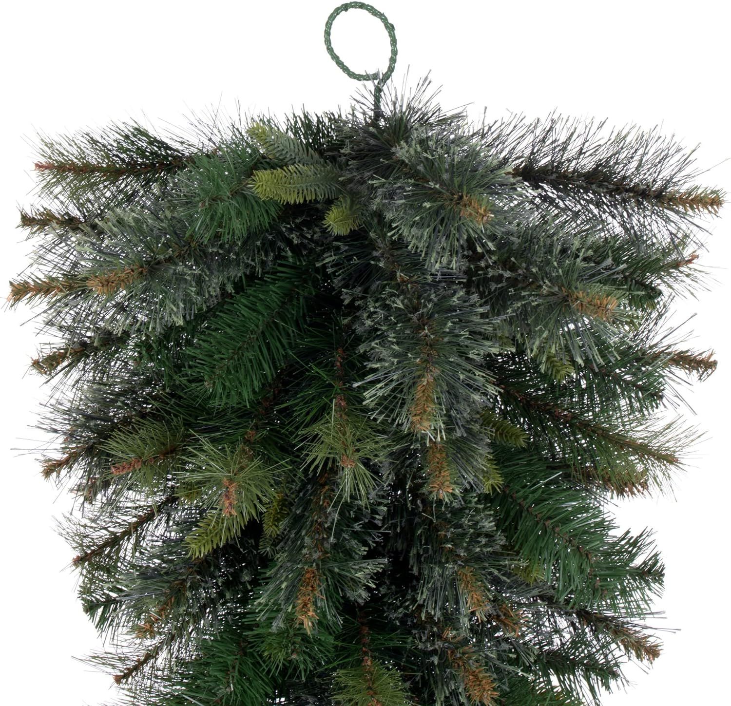 Vickerman 48" Cashmere Pine Artificial Christmas Teardrop, Unlit - Faux Pine Christmas Teardrop -... | Amazon (US)
